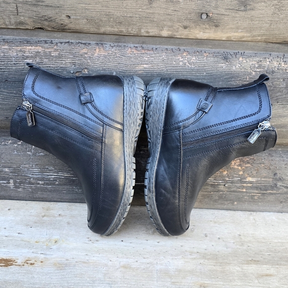 ✨️Blondo NEW Alessa Black Leather, Aqua Protect, Insulated Winter Bootie. 9WW - Picture 12 of 15